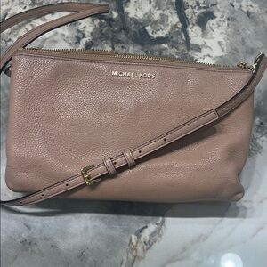 Michael Kors Pink Leather Crossbody Bag